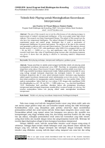 consilium - Jurnal FKIP UNS