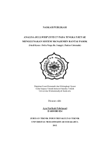 Naskah Publikasi - Universitas Muhammadiyah Surakarta