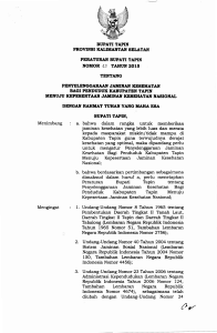 Tapin Menuju - BPK RI Perwakilan Provinsi Kalimantan Selatan