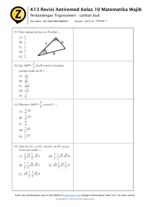 K13 Revisi Antiremed Kelas 10 Matematika Wajib