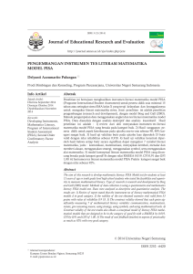 Journal of Educational Research and Evaluation