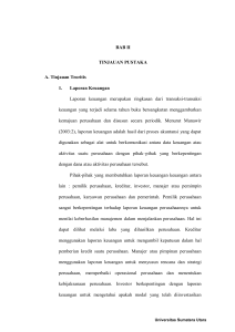 BAB II TINJAUAN PUSTAKA A. Tinjauan Teoritis 1. Laporan