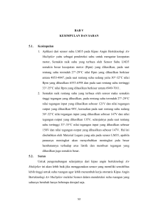 BAB V KESIMPULAN DAN SARAN 5.1. Kesimpulan 1. Aplikasi dari