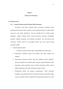 12 BAB II TINJAUAN PUSTAKA 2.1 Landasan Teori 2.1.1 Konsep