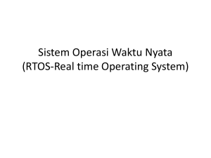 Sistem Operasi Waktu Nyata