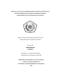 proposal skripsi - Universitas Muhammadiyah Surakarta