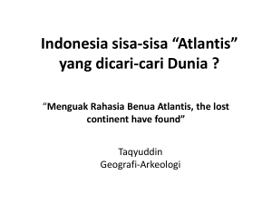 Menguak Rahasia Benua Atlantis, the lost
