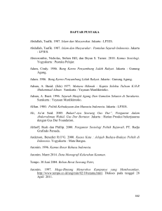 DAFTAR PUSTAKA Abdullah, Taufik. 1987. Islam dan