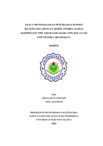 upaya meningkatkan pemahaman konsep matematika dengan