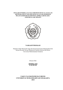 Naskah Publikasi - Universitas Muhammadiyah Surakarta