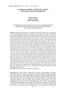 gambaran profil lipid pada pasien penyakit jantung