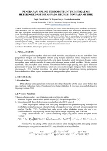 penerapan spline terboboti untuk mengatasi