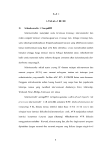 BAB II LANDASAN TEORI 2.1 Mikrokontroller ATmega8535