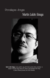 Percakapan dengan Martin Lukito Sinaga