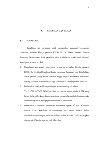 1 V. SIMPULAN DAN SARAN 5.1. SIMPULAN Penelitian ini