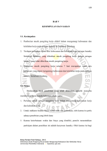 BAB V KESIMPULAN DAN SARAN 5.1