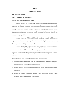 BAB 2 LANDASAN TEORI 2.1. Teori-Teori Umum 2.1.1. Pendekatan