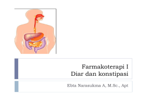 Farmakoterapi I Diare