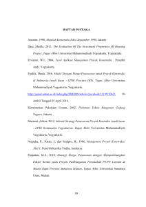 DAFTAR PUSTAKA Anonim, 1990, Majalah Konstruksi Edisi