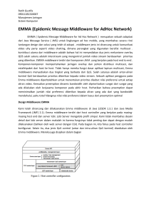 EMMA (Epidemic Message Middleware for AdHoc Network)