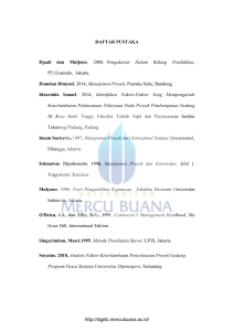DAFTAR PUSTAKA Djaali dan Muljono. 2008, Pengukuran Dalam