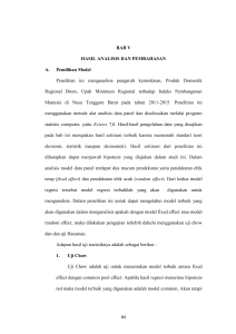 BAB V HASIL ANALISIS DAN PEMBAHASAN A