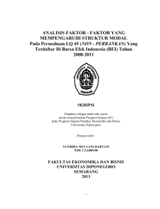 ANALISIS FAKTOR - FAKTOR YANG