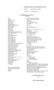 LAMPIRAN KEPUTUSAN MENTERI PERTANIAN