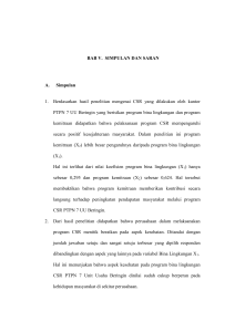 BAB V. SIMPULAN DAN SARAN A. Simpulan 1. Berdasarkan hasil