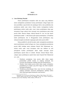 proposal penelitian - (STIT) Muhammadiyah Kendal