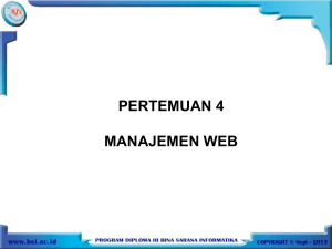 Pertemuan 1 Konsep Dasar Web