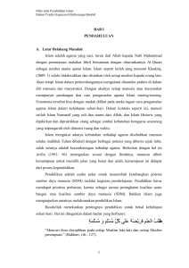 BAB I - (STIT) Muhammadiyah Kendal