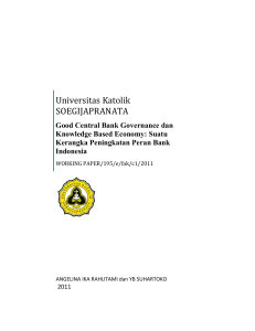 Good Central Bank Governance dan Knowledge