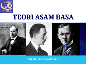 teori asam basa