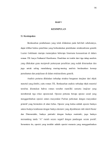 98 BAB V KESIMPULAN 5.1 Kesimpulan Berdasarkan