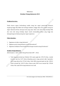 02-An-B.APBN-II-2013 Evaluasi Kebijakan Utang Indonesia