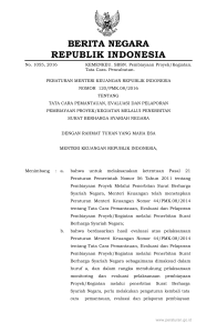 BERITA NEGARA REPUBLIK INDONESIA