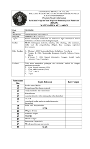 Matematika Keuangan - Jurusan Matematika UB