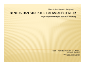 bentuk dan struktur dalam arsitektur bentuk dan