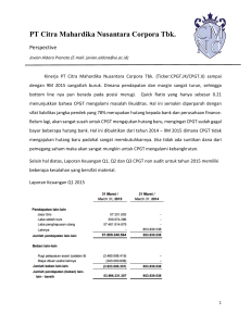 PT Citra Mahardika Nusantara Corpora Tbk.