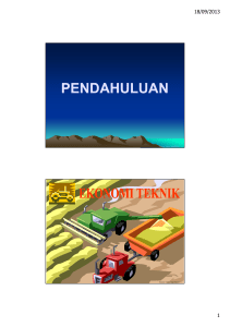 pendahuluan - Teknik Pertanian Unila