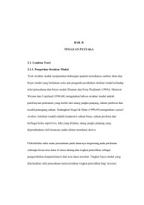 11 BAB. II TINJAUAN PUSTAKA 2.1. Landasa Teori 2.1.1