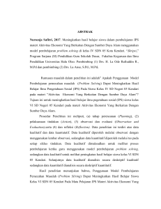 ABSTRAK Nursenja Safitri, 2017. Meningkatkan hasil