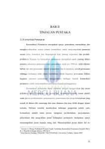 bab ii tinjauan pustaka - Perpustakaan Universitas Mercu Buana