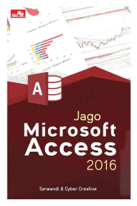 Jago Microsoft Access 2016