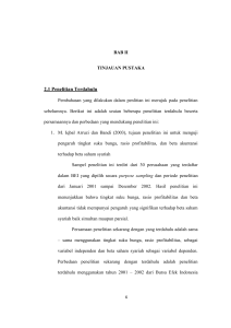 2.1 Penelitian Terdahulu