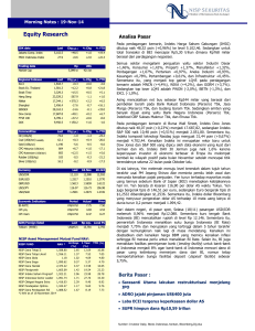 Equity Research - Vintra NISP Sekuritas