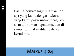 Markus 4:24 - dailybiblereading.xyz