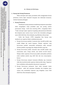 Analisis strategi pemasaran dan prospek