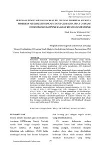 Jurnal Magister Kedokteran Keluarga Vol 1, No 1, 2013 (hal 24